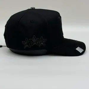 BB Hats “ Total Black Crystals”