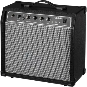 Ktaxon Glarry 40Watt Electric Bass Amplifier, Portable Electric Bass Amp with 8" Speaker, Headphone Jack & Aux Input Bass, Volume, Treble, and Gain Controls for Beginner, Advance Practice