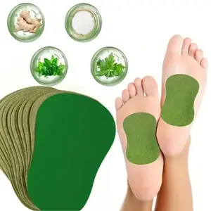 48PCS Wormwood and Ginger Extract Foot Patch is designed for effective absorption of acupressure points and is made of breathable, non-woven fabric to provide a soothing moxibustion heat effect. Healthcare Natural