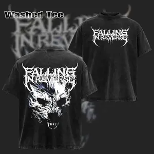 Retro Falling In Reverse Wolf T-Shirt , Falling In Reverse T-shirt & Hoodie , Rock Band Shirt, Retro Music Tee, Rock Music Lover Shirt, Vintage Band Shirts Casual Fabric Fit Top , Top Men's and Women's Clothing