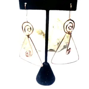 Wire Earrings Male Female Retro