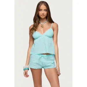 Talula Eyelet Babydoll Top