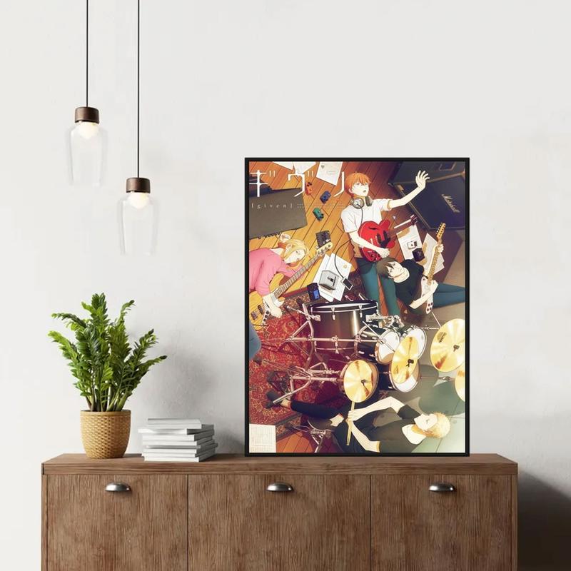 Given Anime Poster, BL Yaoi Manga Wall Art, Given Band Music Decor, Aesthetic Room Art, Gift For Fans