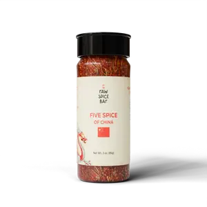 PepperMate Five Spice of China - Perfect For Stirfries, Marinades, & More - Made Up Of Star Anise, Cloves, Fennel, Cinnamon, & Sichuan Peppercorns For Bold CHinese Flavor - 3.99oz