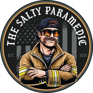 The Salty Paramedic Sticker Pack (5 Stickers)