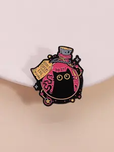 Cute Cat Design Brooch, Fashion Enamel Pin for Women & Men, Trendy All-match & Exquisite Brooch for Birthday Gift, Fashion Accessory