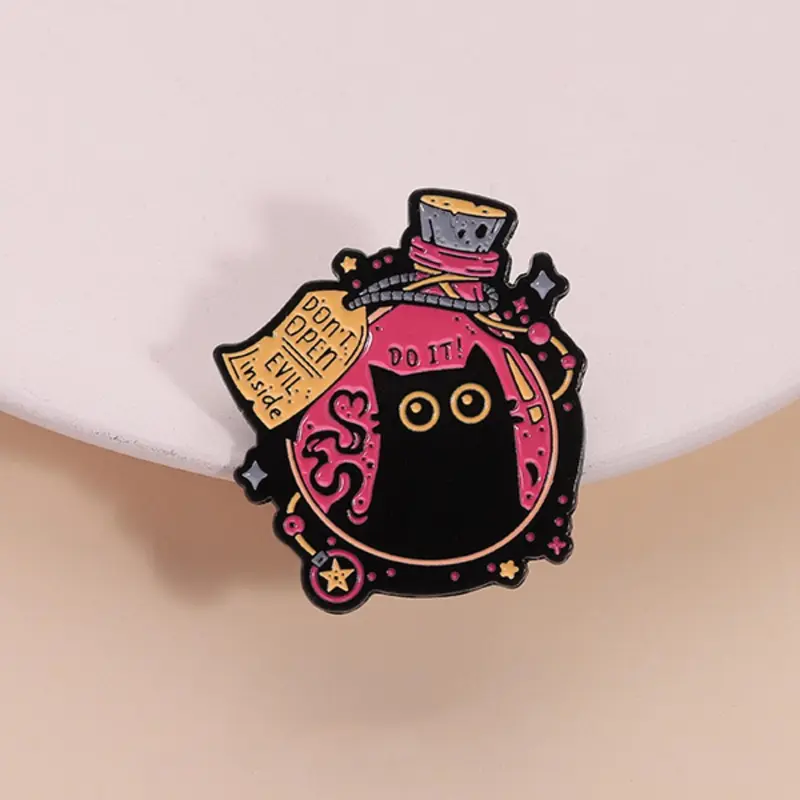 Cute Cat Design Brooch, Lapel Brooch, Fashion Enamel Alloy Brooch Pin, Lapel Pins for Women & Men, Trendy All-match & Exquisite Brooch for Birthday Gift, Fashion Accessory