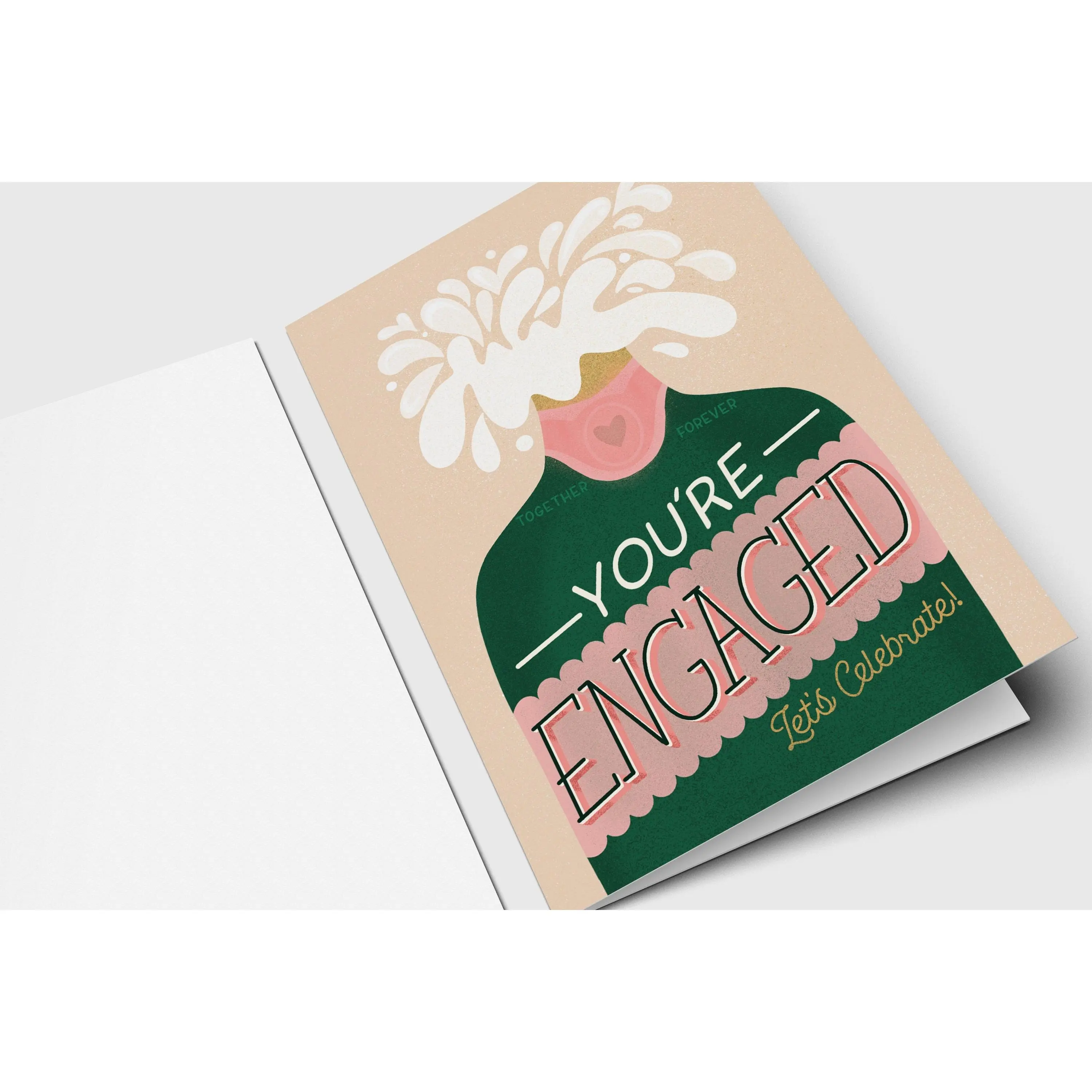 Engagement Card: You're Engaged, Let's Celebrate