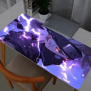 Gaming Mouse Pads Large Naruto Kakashi Hatake Computer Mousepad Desk Mat PC Anime Carpet Keyboard Gamer Accessories Table