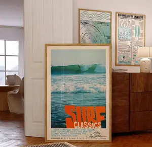 3 vintage Surfer magazine poster, coastal cowgirl, surfs up print, beachy room decor, retro surfing photography, surfboard, east coast print1