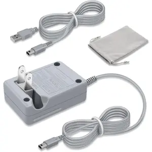 3DS Charger Compatible with  3DS/  3DS/ 2DS/ 2DS XL/DSi XL 100-240V Wall Plug Adapter - with  Replacement Power  Cord 3FT