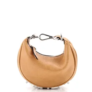 Pre-owned FENDI Leather Shoulder Bags Fendigraphy Bag Nano by Rebag