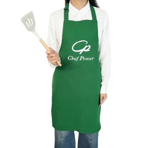 Chef Power Basic Kitchen Aprons - Braided Cross-Back, Abrasive Resistant, Breathable, Machine Washable, Cleaning & Gardening Ready, Unisex with Pocket Home Supplies for Cooking/Grill