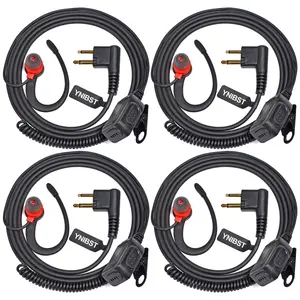 G-Shaped Walkie Talkie Earpiece Security Headset with Mic Compatible with Motorola CP040 CP140 CP88 CP1200 GP2000 2 Way Radio