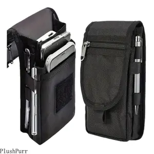 Large screen phone bag, casual waist bag, everyday coin purse, multi-functional phone waist bag, tactical phone bag, portable.