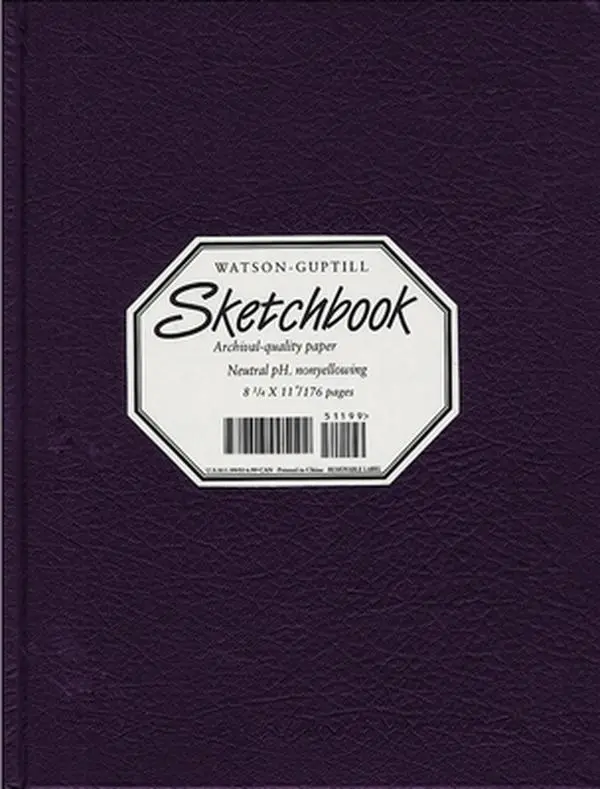 Large Sketchbook (Blackberry) - Watson-Guptill, Hardcover Hardcover Album