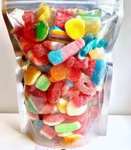 Ultimate Pink N Mix Gummy Sour & Sweet, Gummies, Chewy, Variety Bag Bonbon Bite Candy