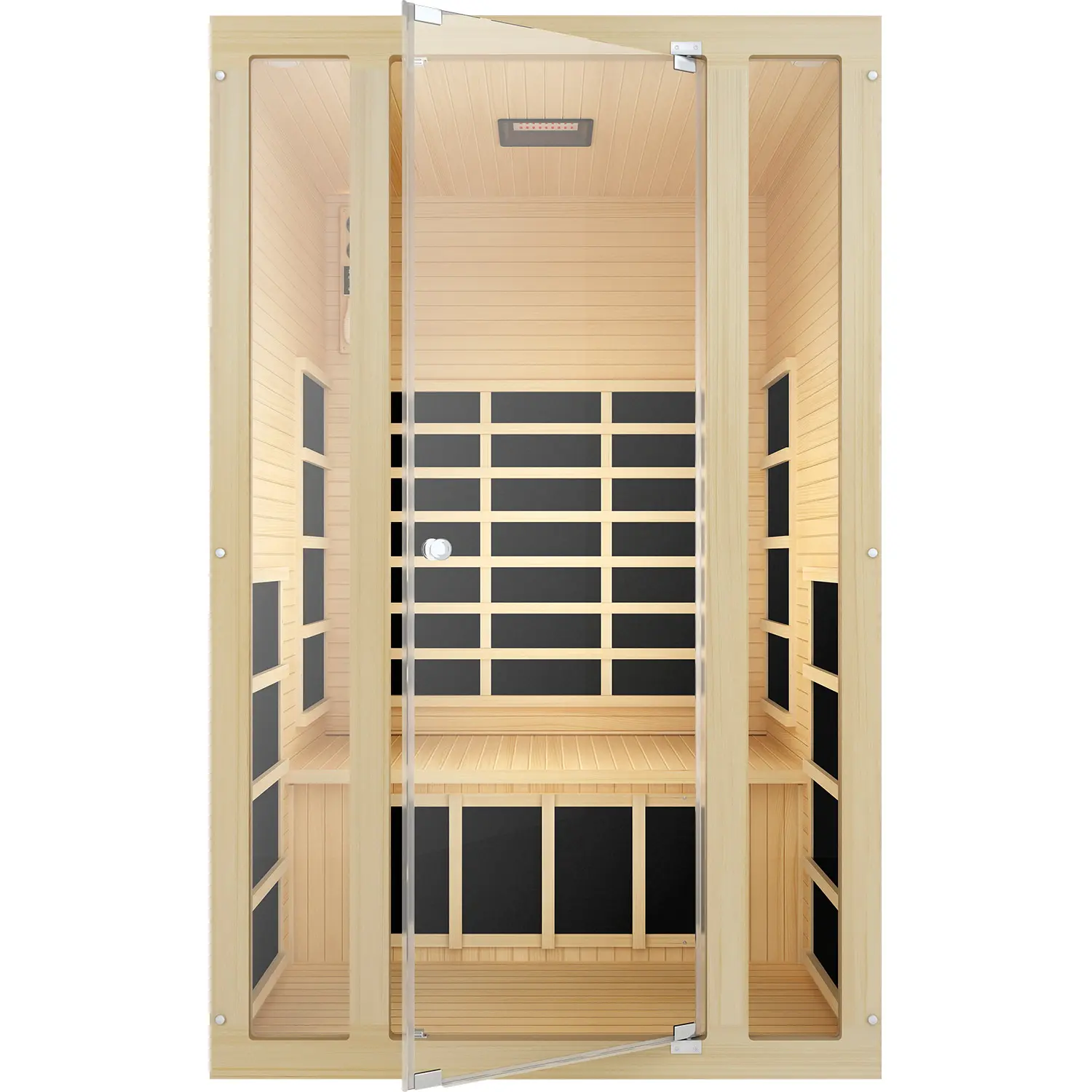 Ensi+ High-Heat 170°F 2-Person Far Infrared Sauna (Ultra-Low EMF)