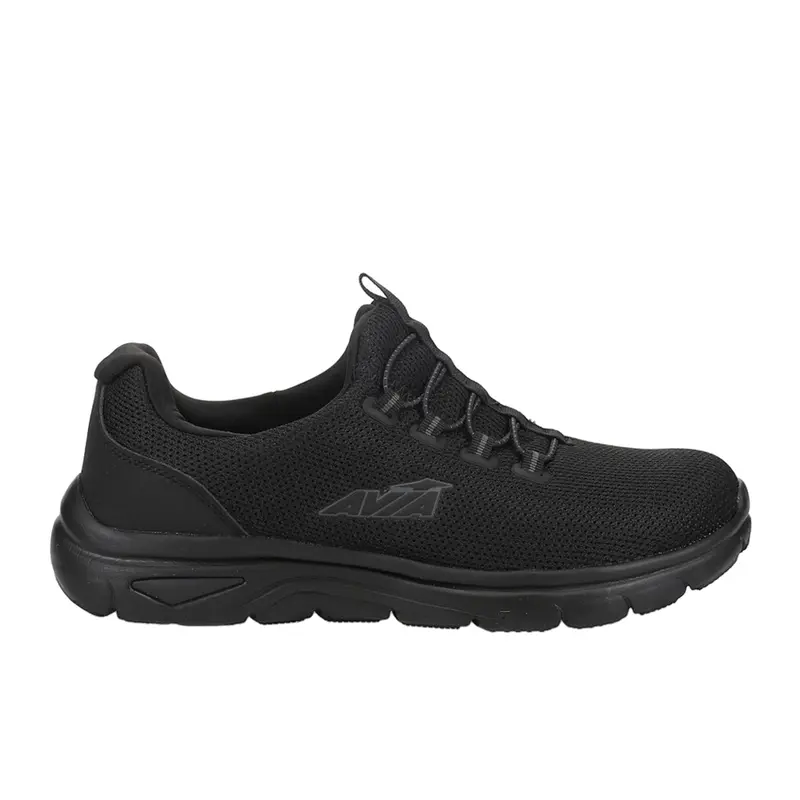 Avia Womens Avi-Junction Slip On Sneakers Shoes Casual - Black