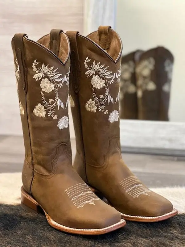 072 Gante western cowgirl boots leather women’s botas vaqueras