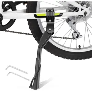 Cyfie Adjustable Bike Kickstand for 24-29 Inch Wheel Rear Side Bicycle Aluminum Alloy Mountain Bike Kickstands for 24-29 Inch Adult Road Bike Kick Stands Adjustable Bike Kickstand Aluminum Rear Side Stand for 24"-29" Mountain & Road Bikes bike wall bikes