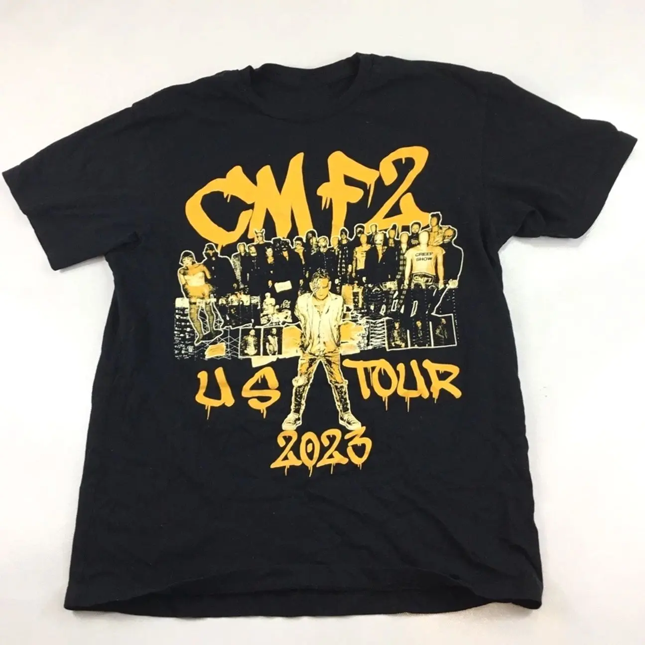 VTG Corey Taylor CMF2 Tour Heavy Cotton Black S-5XL T Shirt BT671 R