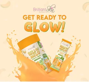 Brilliant Skin Hello! Melo Beauty Drink, 10 Sachets Melon Powder Drink
