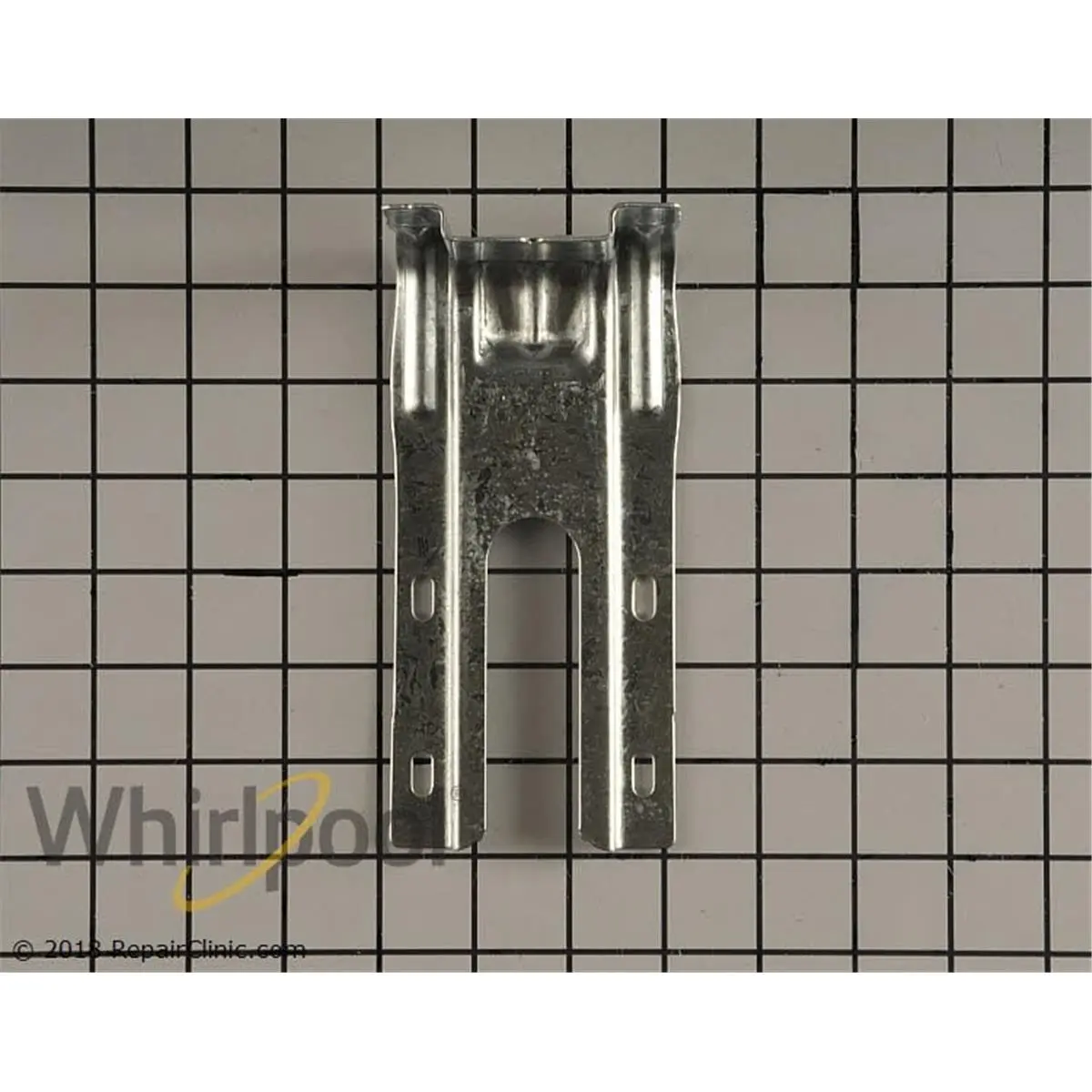 Whirlpool W10017440 Genuine OEM Anti-Tip Bracket Replacement Part, Enhances Equipment Performance, Compatible with W11447673