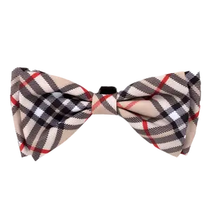 Bow Tie | Bias Plaid Tan