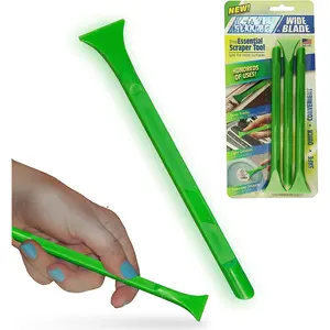 Scraper Wide  No-Scratch Plastic Scraper Tool, 3 Pack - The Handy Multi-Use Scraping Tool for Removing , Labels, Stickers, ,  -Easy to Hold, Reaches Tight Spaces & Crevices