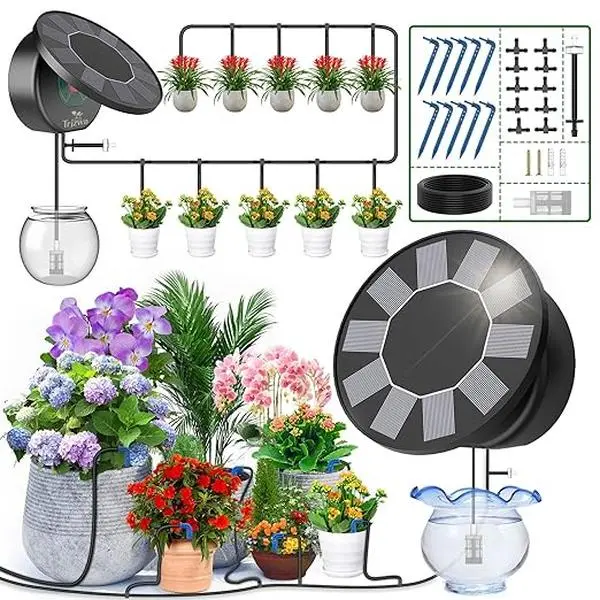 Automatic Self-Watering System, Compact Design, Efficient Drip System, Smart Irrigation, Plant Hydration Device, Busy Professionals, Plant Lovers
