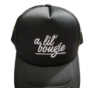 A Lil Bougie-  Embroidered Patch Trucker Hat for Women -Multiple Colors