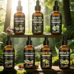 30ML Essential Oil Set, 7 Mixed Oils for Hydrating, Moisturizing, Moisture & Nourishing Skin, Fast Absorbing, Daily, for Face Body Hands Feet, Body Care