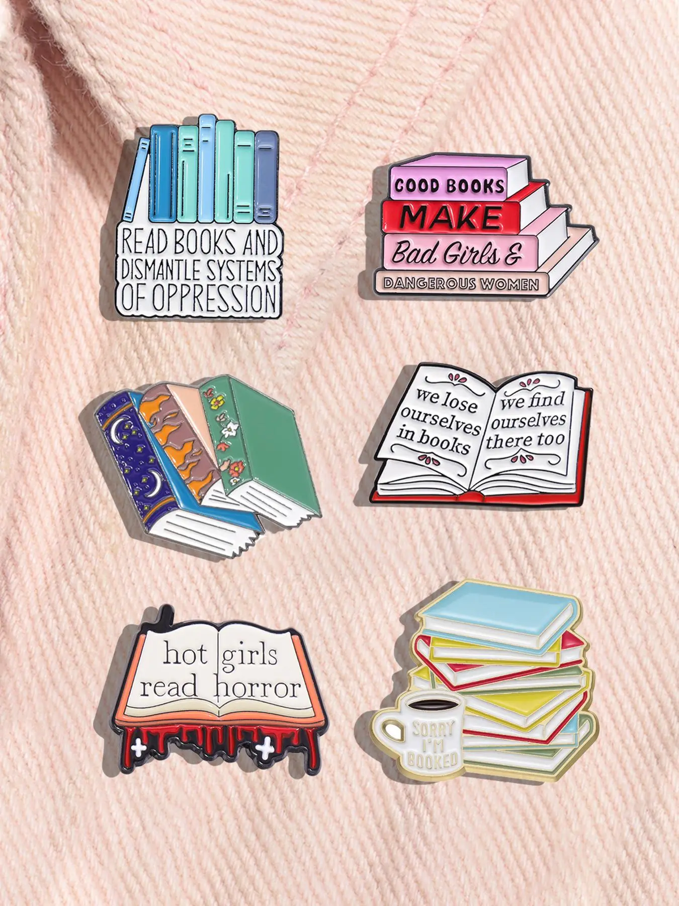 Book Design Brooch, Lapel Pin, Cute Book Themed Brooch, Fashion Accessories for Women & Men, Trendy All-match & Exquisite Brooch for Birthday Gift