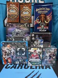 BREAK 208 - 2025 TOPPS CHROME BLACK HOBBY, PHOTOGENIC HOBBY, Signature Class Blaster, Chrome Blaster, Prizm Blaster, Steampunk Pack X2, MAMMOTH pack