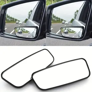 Car Blind Spot Mirror with Reflective Function, 360 Degree Adjustable, Wide Angle View, Ideal for Observing Vehicle Blind Spots