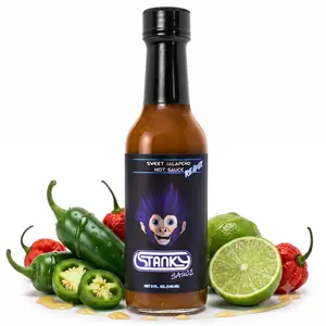 Stanky Sauce Sweet & Spicy Sweet Jalapeño Reaper Hot Sauce - Extra Spicy with Sweet Flavor, great sauce of tacos, burritos, steaks and so much more! Dip