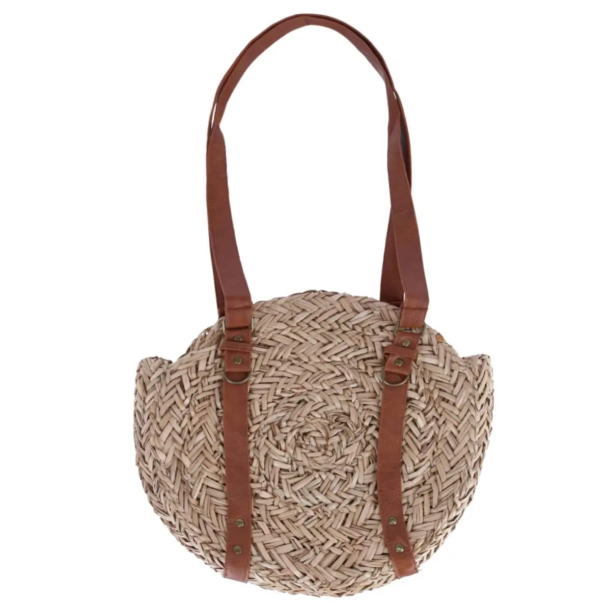 Bay Sky Women's Round Seagrass Shoulder Handbag, Shoulder Bags
