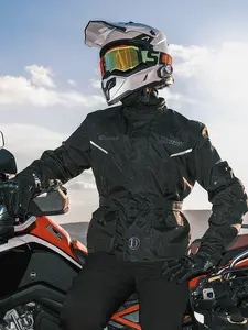 Du Han D-25020 Motorcycle Adventure Riding Gear — Waterproof, windproof, warm motorcycle jacket and rainwear suitable for all seasons