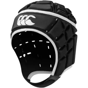 Rugby Core Headguard | 360 Coverage | Soft-Edged Chin Strap | Designed Holes Aid Ventilation |  Padding