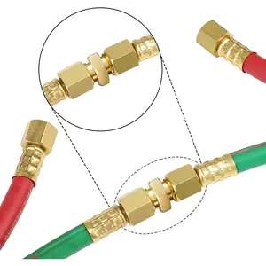 Twin Torch Welding Hose 'B' Size Coupler Set, Oxygen Acetylene/Propane Couplings