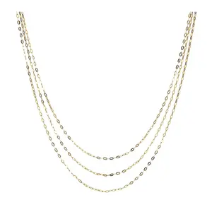 Bronzo Italia Graduated Multi-Strand 18" Necklace