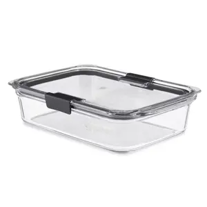 8 Cup/1.9 Liter Large Brilliance Glass: Microwave, Freezer & Oven Safe Food Storage Container with Lid