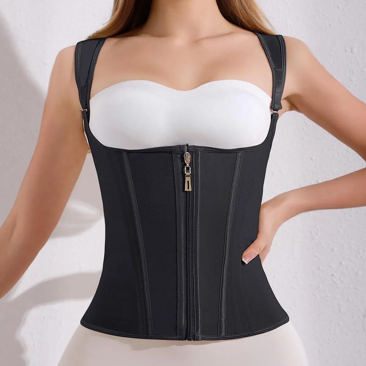 Women's Sporty Waist Support Vest, Body Sculpting Waist Trainer Shaper, Postpartum Recovery Workout Gear, All Seasons Exercise Equipment, Rapid Sweating, Shapewear, Womenswear
