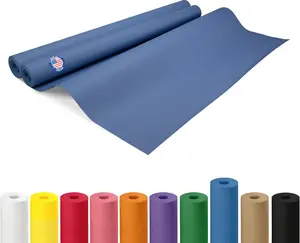36" x 1200" (100 ft) Blue Kraft Paper Roll, Pack of 2 - USA-Made Quality Craft Paper for Gift Wrapping, Kids' Arts & Crafts, School Projects - 100% Recycled, 50 lb Natural Material by IDL Packaging