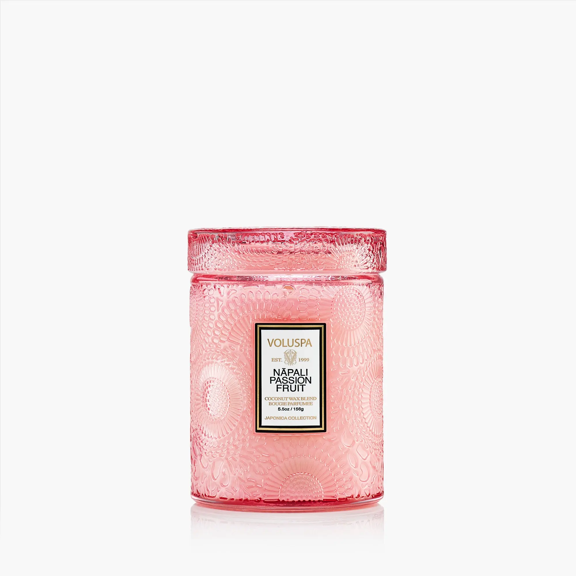 Nāpali Passion Fruit Fragrance Small Jar Candle, Creamy Tropical Aroma, Cotton Wick Home Decor Candle