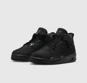 Air Jordan 4 Retro Women's / GS Black Cat 2025 SKU: IB4171-010 Trainer Casual Sneaker Women Sneakers for Women Shoes Gym Shoes Womens Basketball Sports Athletic