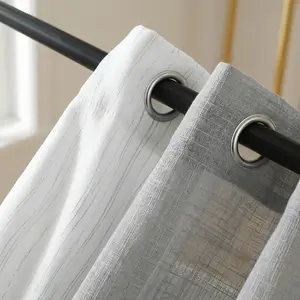 Window Wear 6Panels 34x84 inches，2 panels are made of blackout fabric with wave-like silver floral pattern, while the other 4 are plain wide-gored cotton fabric. High-end, RT01+FT2503 Curtain Blinds The curtains rmal Insulated Curtain curtains for bedroom