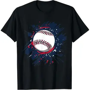 Baseball Player and Fan Graphic T-Shirt Sweatshirt TOP