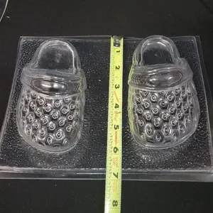 Flexible Mini Molde de Plastico - (3) Trendy Shoe Design